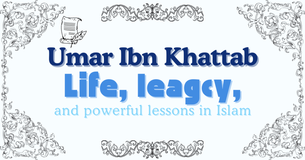 Life and Legacy of Umar ibn Al-Khattab Al-Farooq in Islamic History Early life of Umar ibn Al-Khattab in Quraysh family Umar ibn Al-Khattab as a strong wrestler and horseman Umar ibn Al-Khattab as a fearless warrior in battle The story of Umar opposing Prophet Muhammad ﷺ Lessons from Umar ibn Al-Khattab’s bravery and literacy