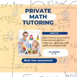 Student receiving personalized one-on-one math tutoring for K–12, covering algebra, geometry, calculus, and foundational skills.