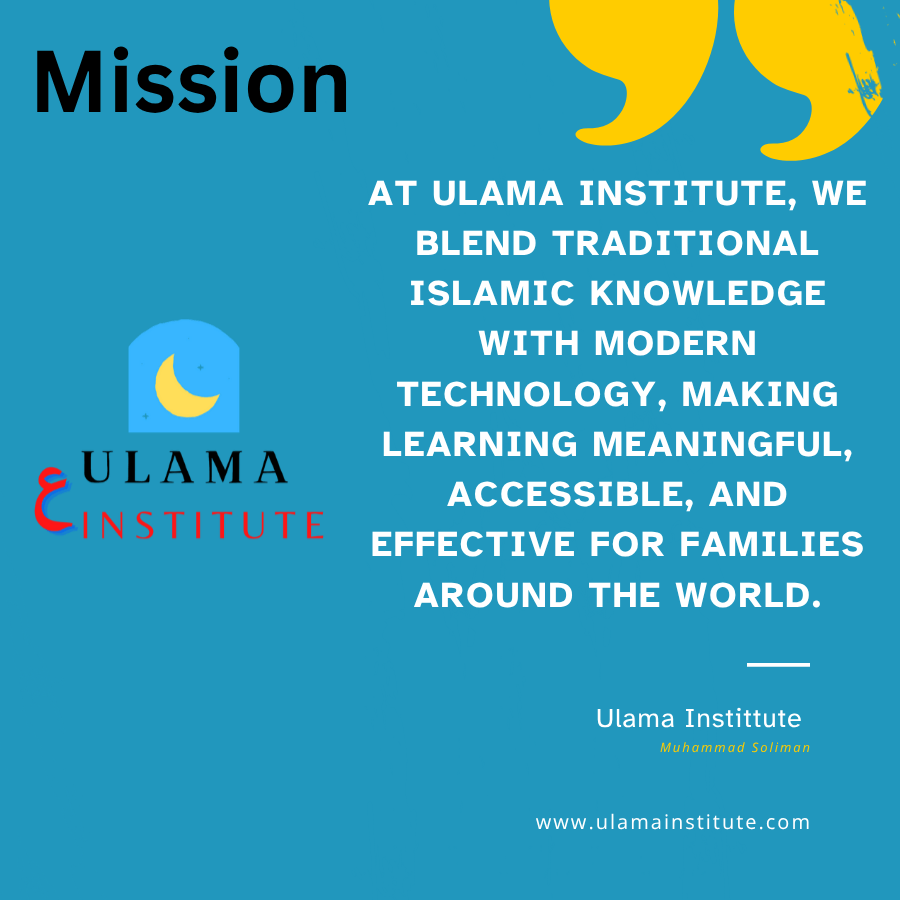 Ulama Institute founder missions statement